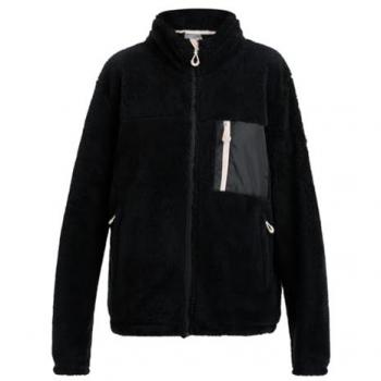 Roxy Forro Polar Alabama Full Zip Mujer - Negro Mate