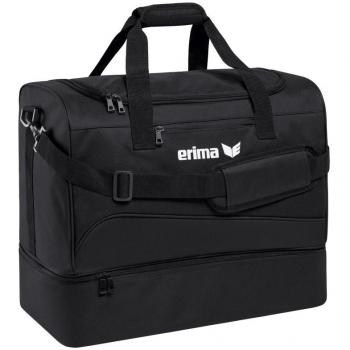 erima Sporttasche mit Bodenfach Bolsa de deporte, 40 cm, 32 liters, Negro