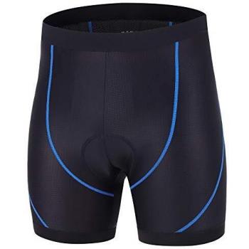 HoloHolo Pantalones Cortos Ciclismo Culotte de Bicicleta Ropa Interior Ciclismo Calzoncillos con Antideslizantes con Badana Gel para Hombre y Mujere MTB Bici Acolchado Ciclista Unisexo