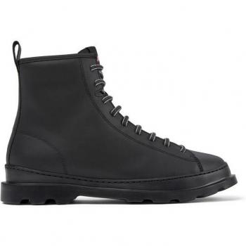 Camper Brutus Natural Rubber Ankle Boots for Men - Black, Size 40