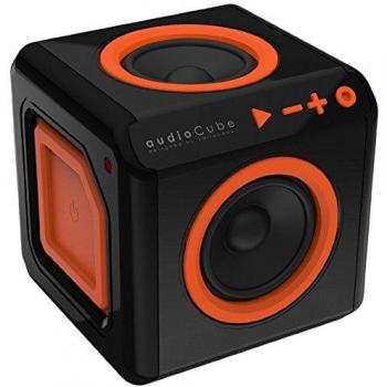 Allocacoc 3802/EUACUB - AudioCube Portable Negro/Naranja