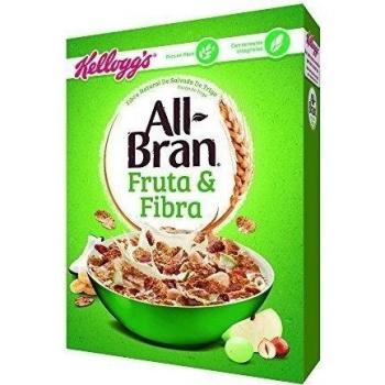 Kellogg´s All-Bran - Fruit & Fibre, Copos de trigo integral, 500 g - [pack de 5]