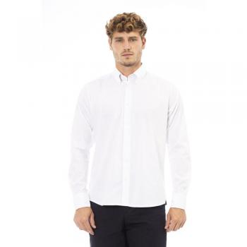 Baldinini Trend White Cotton Shirt - XL