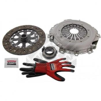 Kit de Embrague MAPCO 10657 - Incluye disco de embrague, plato de presión y cojinete de desembrague, compatible con múltiples modelos de vehículos, fabricado con materiales de alta calidad para un rendimiento óptimo y