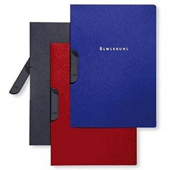 Carpeta de Aplicación Profesional Clip-Fix A4 para 30 Hojas, Color Azul Oscuro