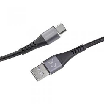 Cable USB A a USB C Intenso 1.5 m Negro, carga rápida hasta 60W