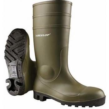 Botas de Seguridad Dunlop Protomaster PVC Verde S5 Unisex Talla 37