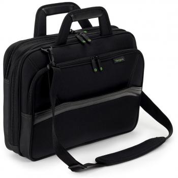 Targus TBT262EU - Maletín de Carga Superior para portátiles de 15.6, Color Negro