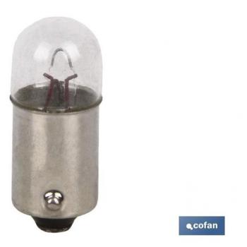 Bombilla para Coche T4W (12V) de la marca Cofan con base BA9s