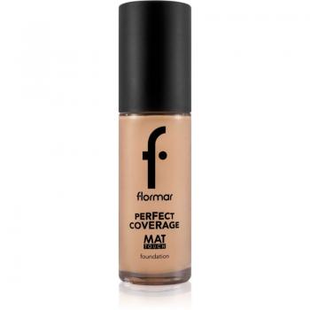 Flormar Perfect Coverage Mat Touch Foundation Mattifying Foundation for Combination to Oily Skin Shade 301 Soft Beige 30 ml
