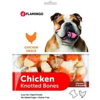 Hueso Anudado de Pollo Flamingo para Perros 400g