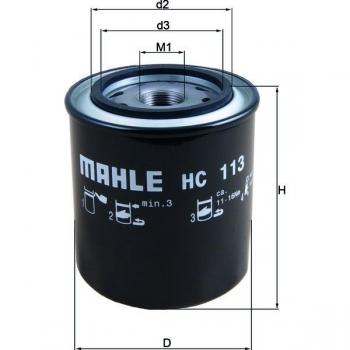 Filtro hidráulico, transmisión automática MAHLE HC 113