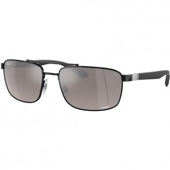 Ray-Ban RB3737CH Chromance 002/5J Unisex Squadrata Nero Sunglasses