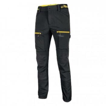 Pantalones de trabajo elásticos U-Power Harmony - Talla M - Color Negro