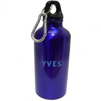 Personalizada Botella cantimplora con mosquetón con Yves