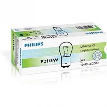 Philips LongLife EcoVision Señalización e iluminación interior convencional 12499LLECOCP - bombilla para coches