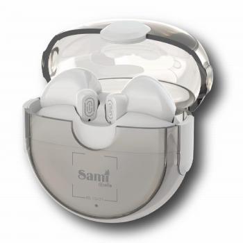 Auriculares Inalámbricos Sami TWS Capsule 30mAh con Cargador de 250mAh, Color Negro, Tamaño Único Unisex