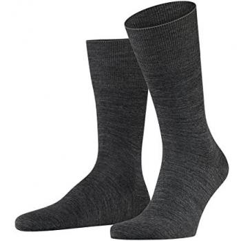 Falke Airport Wool Blend Melange Socks - Dark Grey - Size: 45-46 BR / 13 US