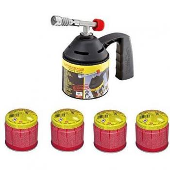 Set de Soldadura Rothenberger RoFlame Economy con Soplete 1750°C + 4 Cartuchos C200 Super Gas