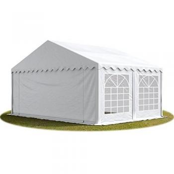 Carpa para fiestas TOOLPORT 5x4 m, PVC 700, blanca, impermeable