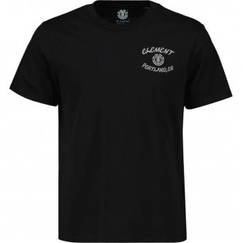Camiseta Element Rain SS Eco-tejido Algodón Orgánico Negro