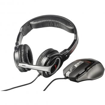 Trust GXT 249 - Pack de Auriculares y ratón Gaming