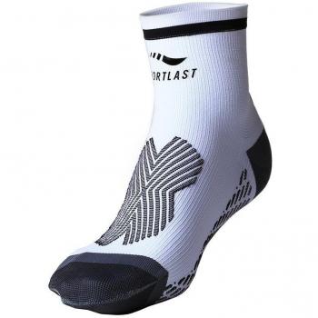 Sportlast Pro Calcetines de Compresión, Blanco / Negro, XL