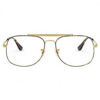 Ray-Ban 0RX6389, Monturas de Gafas para Hombre, Marrón