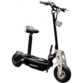 Moma Bikes Patinete Electrico Plegable Urbano 1000W 10, 42km/h Autonomía 20km