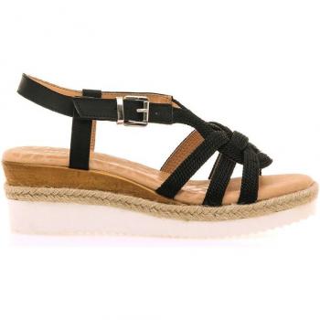 Sandalias de cuña de mujer Mustang Elif en color negro