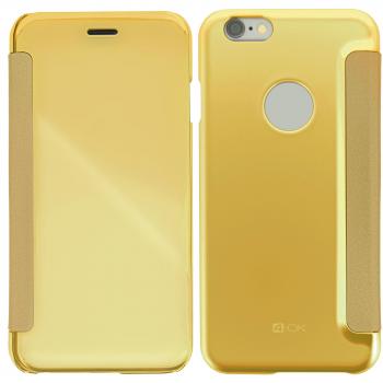 4-OK Magic Mirror - Funda para Apple iPhone 6/6S, Color Dorado