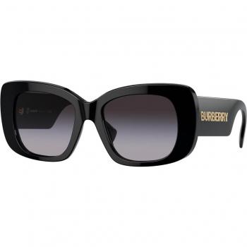 Burberry BE4410 30018G Women’s Square Black Sunglasses (Size 52)