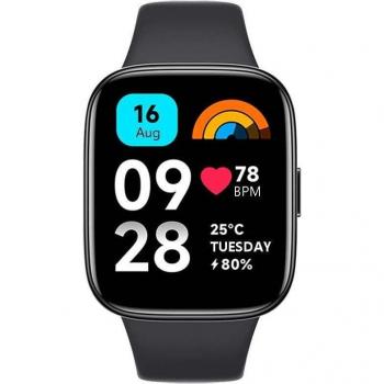 Xiaomi Redmi Watch 3 Active Smartwatch 1.83 LED Display Bluetooth 5.3 Up to 12 Days Battery Life 5 ATM Water Resistance Heart Rate Monitoring Notifications Black BHR7266GL