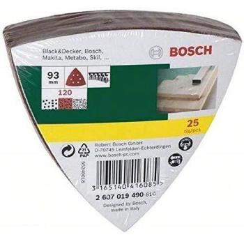 BOSCH 2607017109 - Set de bricolaje: 25 Lijas para lijador a Delta: G180