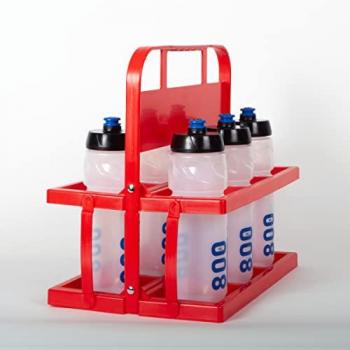 Small PVC Bottle Holder with 6 Prestoglas 800ml Bottles