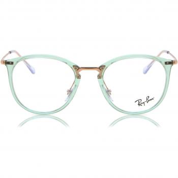 Ray-Ban RX7140 8337 Gafas Graduadas para Mujer Verdes con lentes recetados de 49 mm