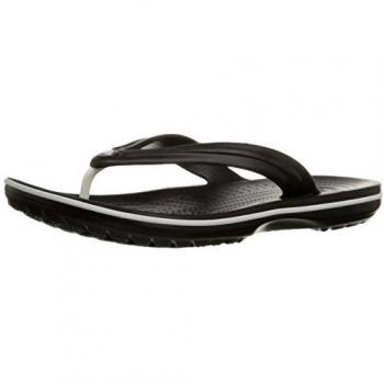 Crocs Unisex Crocband Flip Thong Sandal - Black - Size UK 8