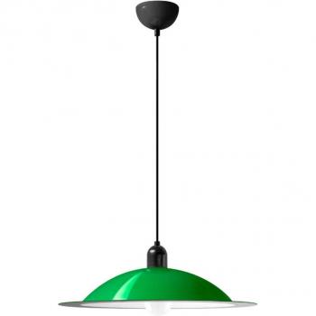 Lámpara Colgante LED Stilnovo Lampiatta, Ø 50 cm, Verde