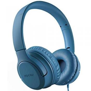Mpow CHE2 Auriculares para niños, Diseño Plegable único, Super léger, Limitador de Volumen de 94dB, Sonido, Material Seguro, Cómoda, Ajustable, Plegable, Cable de Audio 3.5 mm