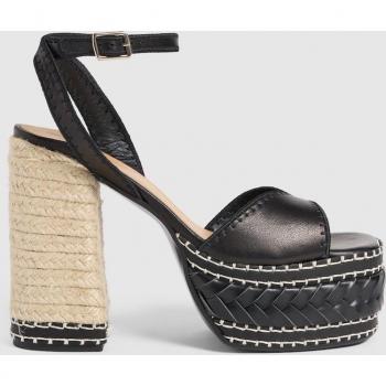 Sandalias de tacón Castañer Fiyi en piel negra