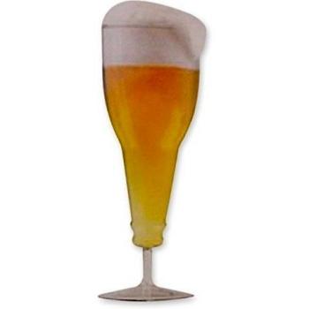 volcados paredes de botellas de cerveza de cristal doble cristal mágic