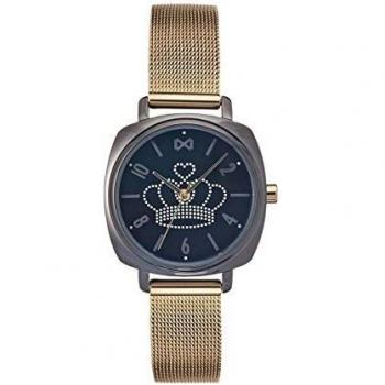 Mark Maddox Reloj Analogico para Mujer de Cuarzo con Correa en Acero Inoxidable MM0101-55