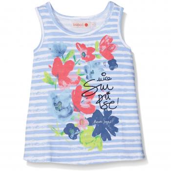 Bóboli 433066-1100, Camiseta sin Mangas para Niñas, Blanco, 6 Años