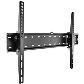 TooQ LP4270T-B - Soporte fijo inclinable de pared para monitor/TV/LED de 37 a 70, hasta 40kg de peso, distancia a la pared 53mm, incluye nivel de burbuja, inclinacion -12º, formato VESA hasta 600x400, color negro