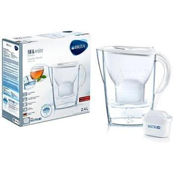Jarra Filtrante Brita Marella Blanca 2,4L con 1 Filtro MAXTRA+