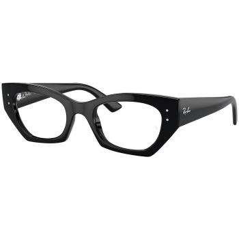 Ray-Ban RX7330 Zena 8260 Men's Eyeglasses Black Size 52 (Frame Only) - Blue Light Block Available