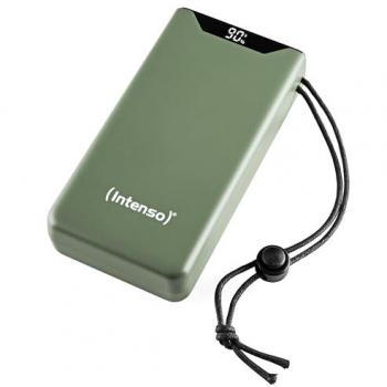 Powerbank Intenso F20000 Verde 20000 mAh, USB-A y USB-C, Li-Po, Quick Charge y Power Delivery