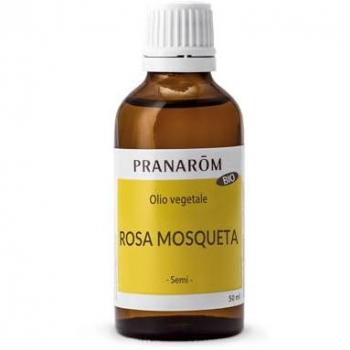 Pranarôm BIO Aceite de Rosa Mosqueta 50ml - Aceite esencial, orgánico, 100% puro y natural, ideal para el cuidado de la piel, propiedades regenerativas y cicatrizantes
