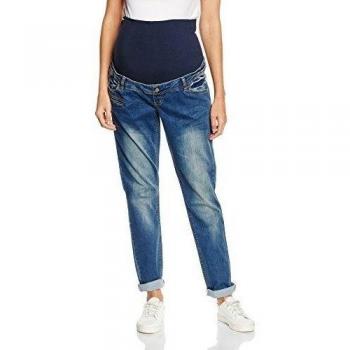 MAMALICIOUS FREY POCKETZIP SLIM JEANS - BJ002 - NOOS, Vaqueros premamá Mujer, Azul