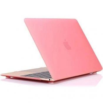 Nueva Macbook 12 2015 Carcasa JAZZ + Protector de Teclado - MiniSuit JAZZ para Macbook 12 2015, Funda Mate Suave, Rosa Esmerilado